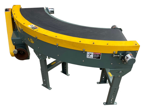 Used Hytrol Power Belt Curve Conveyor