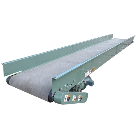 Used 24" Wide Hytrol Model TA Slider Bed Belt Conveyor